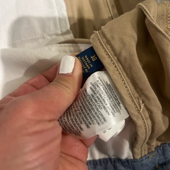 POLO Ralph Lauren Men's Relaxed Fit Twill 10" or 9.1/2” Shorts size 38 khaki - Picture 5 of 11